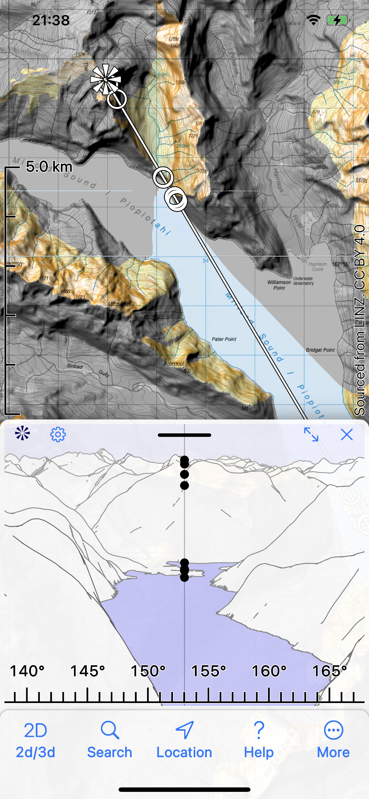 3D Map New Zealand