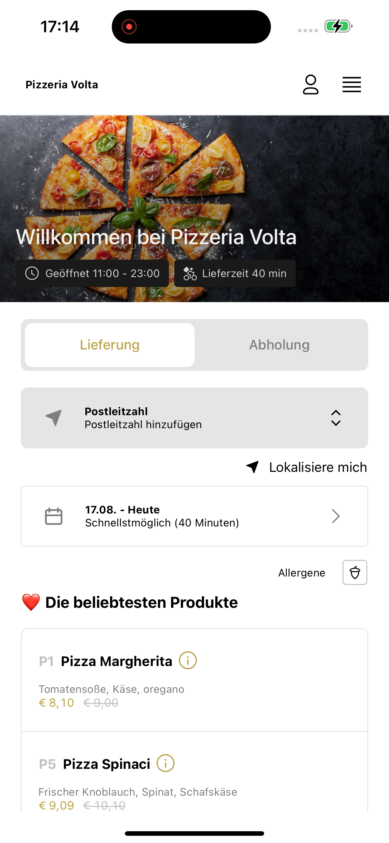 Pizzeria Volta screenshot 2