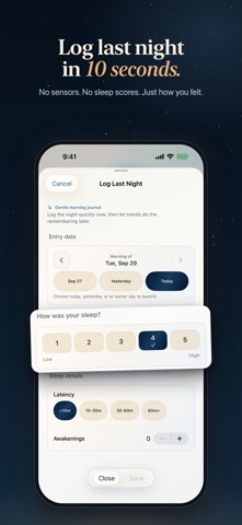Sleep Ledger: Sleep Diary Screenshot 1 of 8