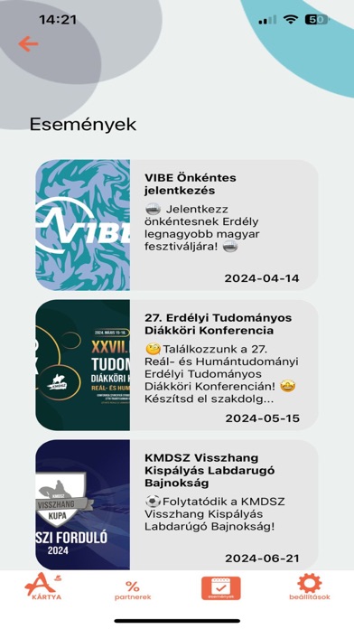 KMDSZ A Kártya Screenshot