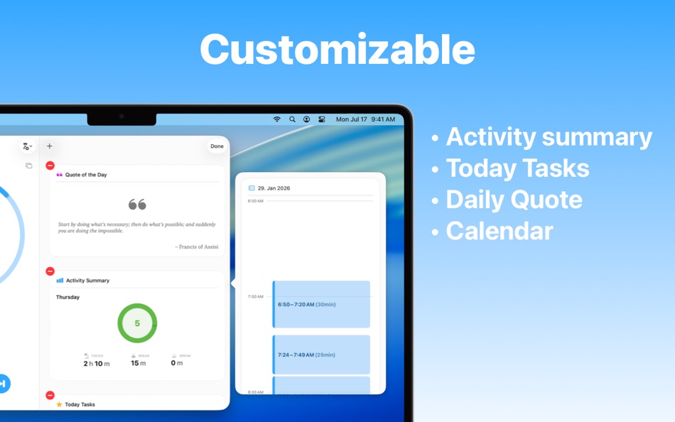 #6. Focus – Productivity Timer (macOS) By: Meaningful Things GmbH & Co. KG