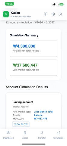 Cashflow: Asset Simulation screenshot