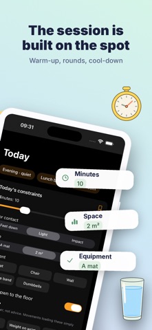 Quiet Home Workout: Tiny Space Screenshot 2 of 5