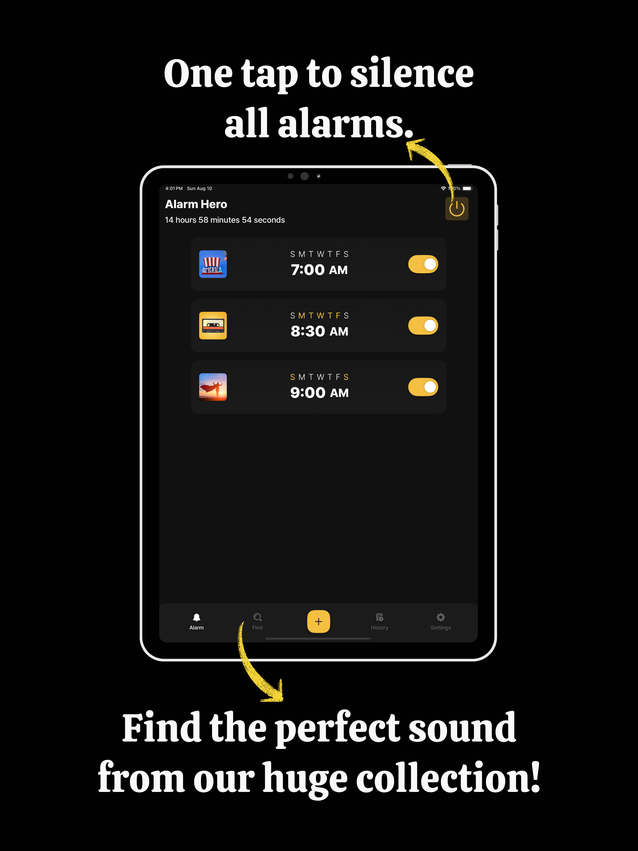 Alarm Hero! - Fun Alarm Clock