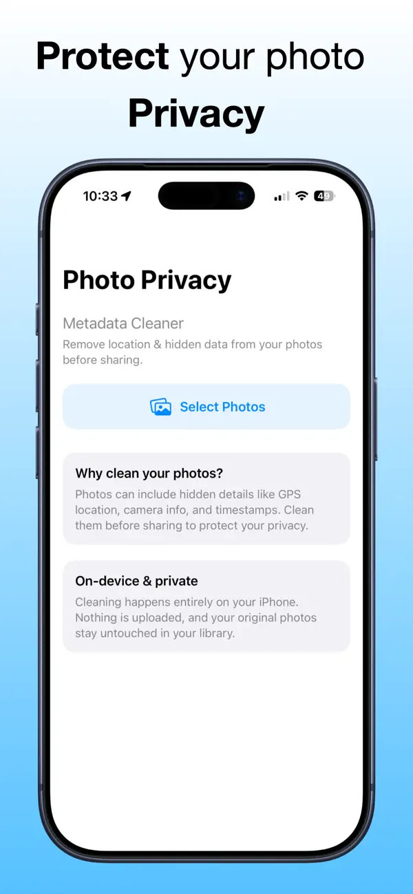 Screenshot #1 pour Photo Privacy Shield
