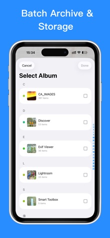 Filter Album - Photo Organizer iPhone screenshot