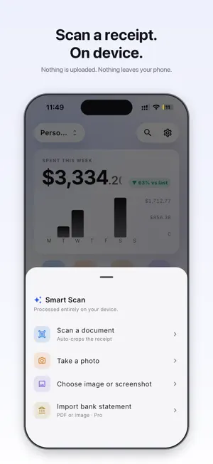 TapExpense: Expense Tracker screenshot 3