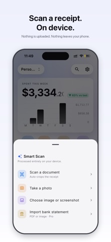 TapExpense: Expense Tracker Screenshot 3 of 6