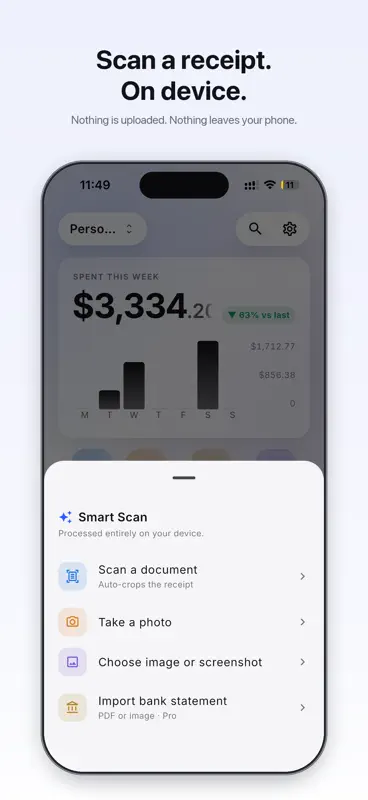 TapExpense: Expense Tracker screenshot 3 of 6