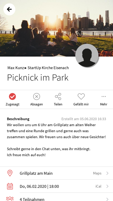 StartUp Kirche Eisenach Screenshot