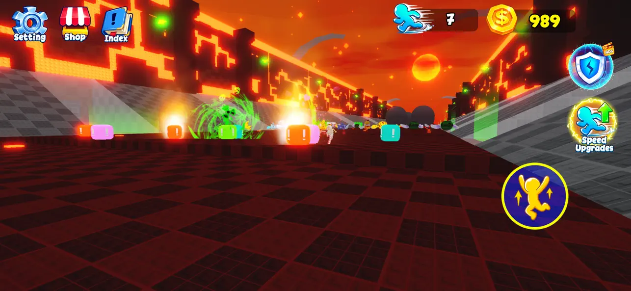 Screenshot #1 pour Disaster Run: Loot Blocks