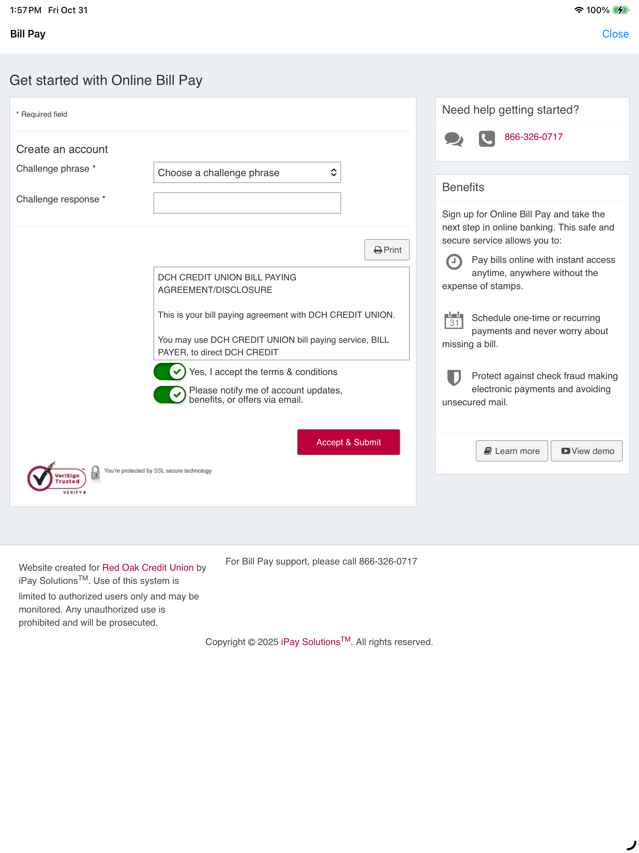 Red Oak Credit Union Mobile screenshot 8