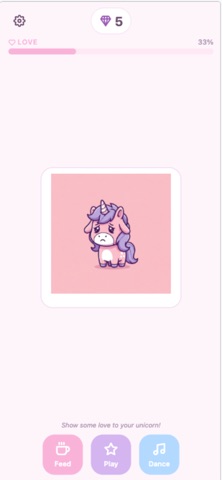 StarPet - Unicorn Pet Game iPhone screenshot