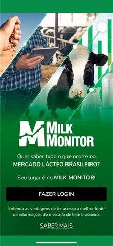 Milk Monitor app screenshot
