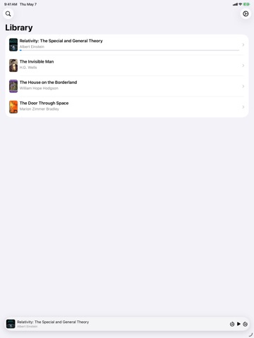 ABS Player iPad screenshot