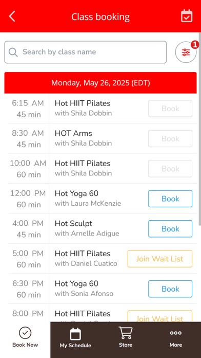 HOT Yoga & Pilates Screenshot