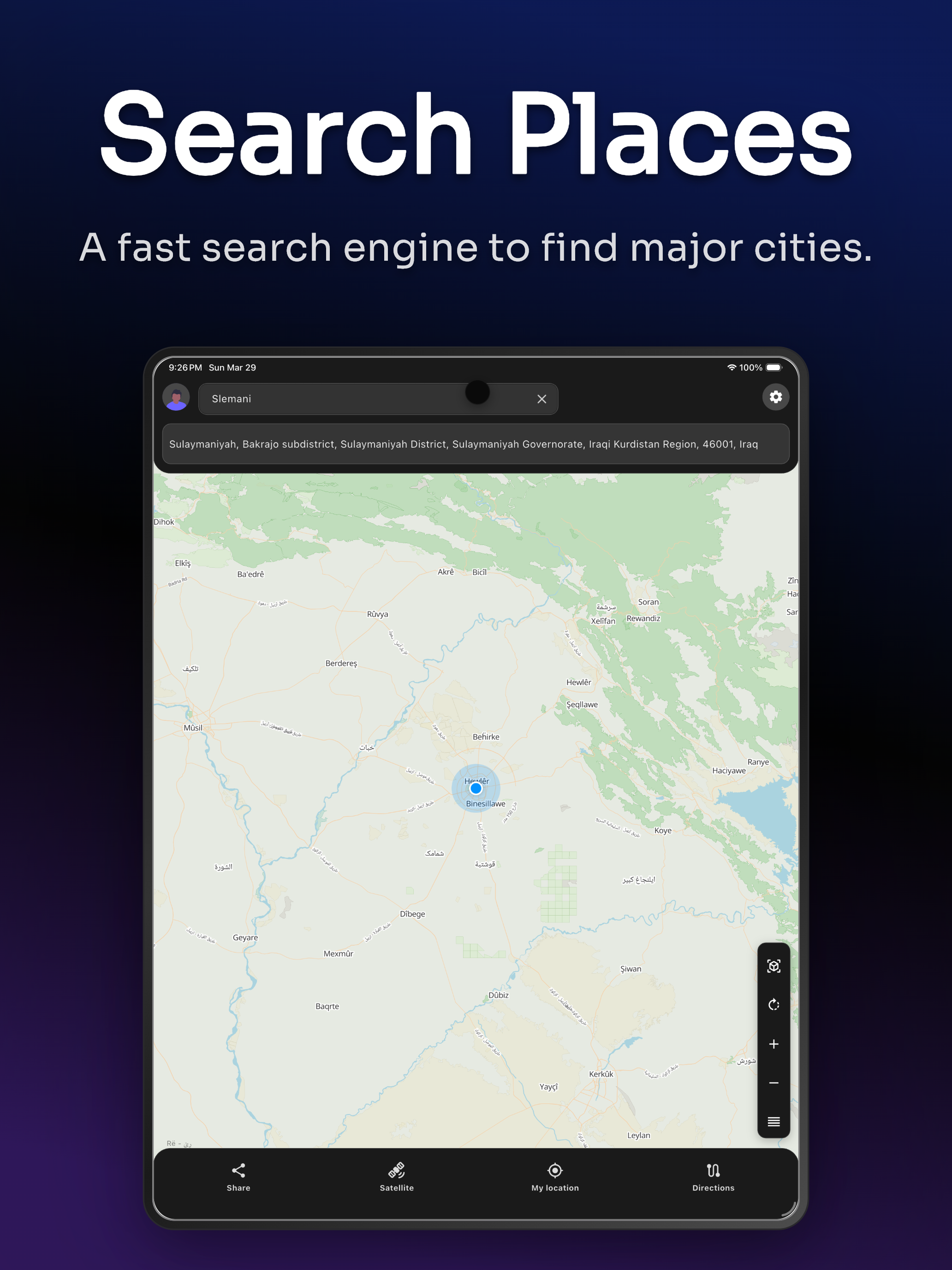 Rë - ڕێ: Maps & Navigation screenshot 19