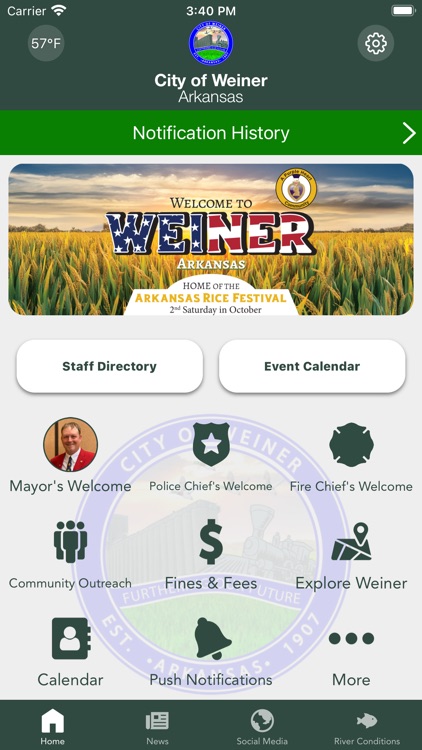 City of Weiner AR