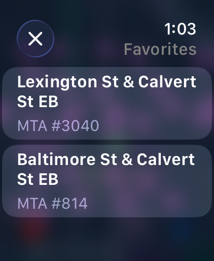BAL Next Bus screenshot 8