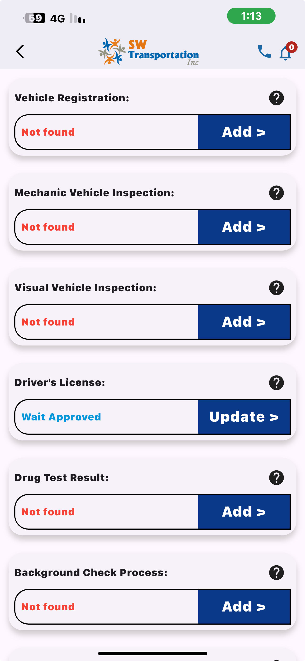 SWV Driver App screenshot 7