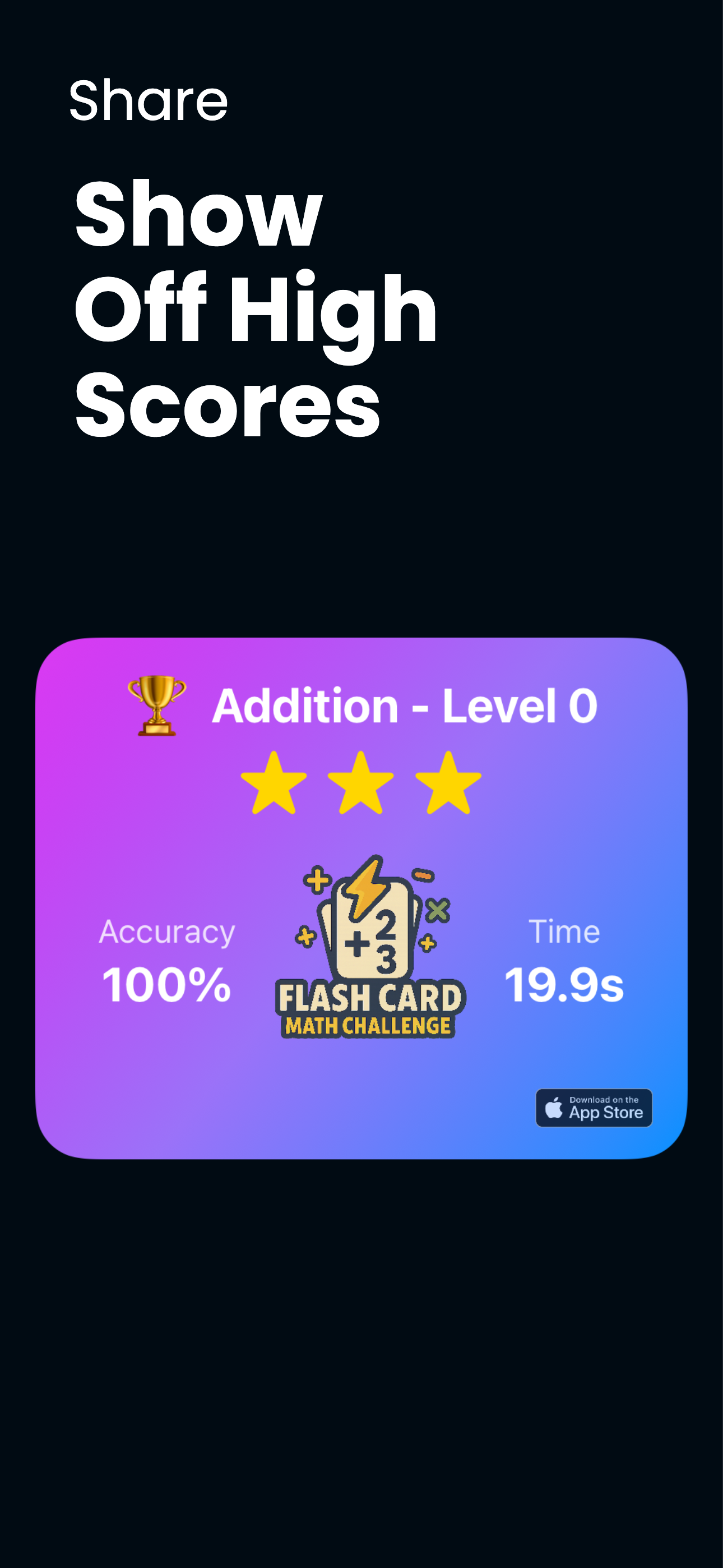 Flash Card - Math Challenge screenshot 7