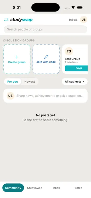 StudySwap screenshot 1