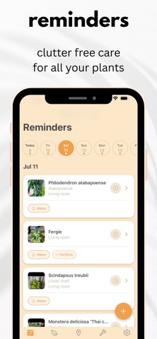 Blackthumb: Houseplant care iPhone screenshot