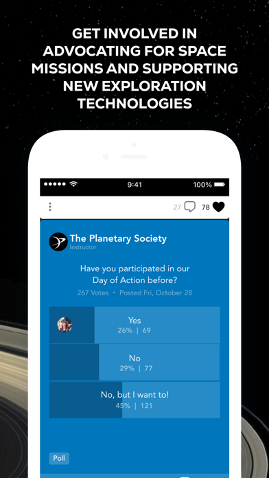 The Planetary Society iPhone screenshot