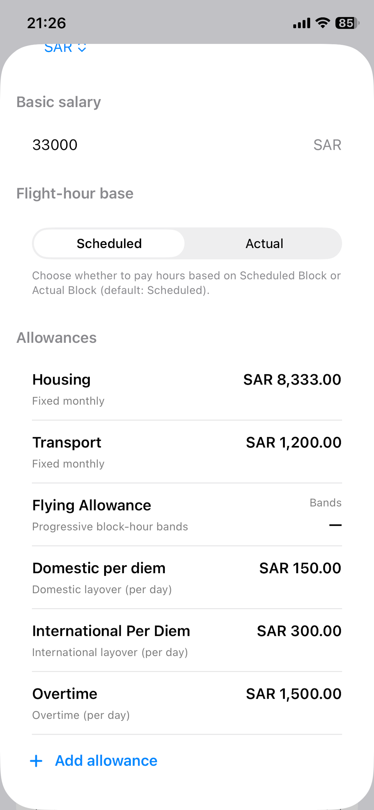 FlightTimeApp screenshot 4