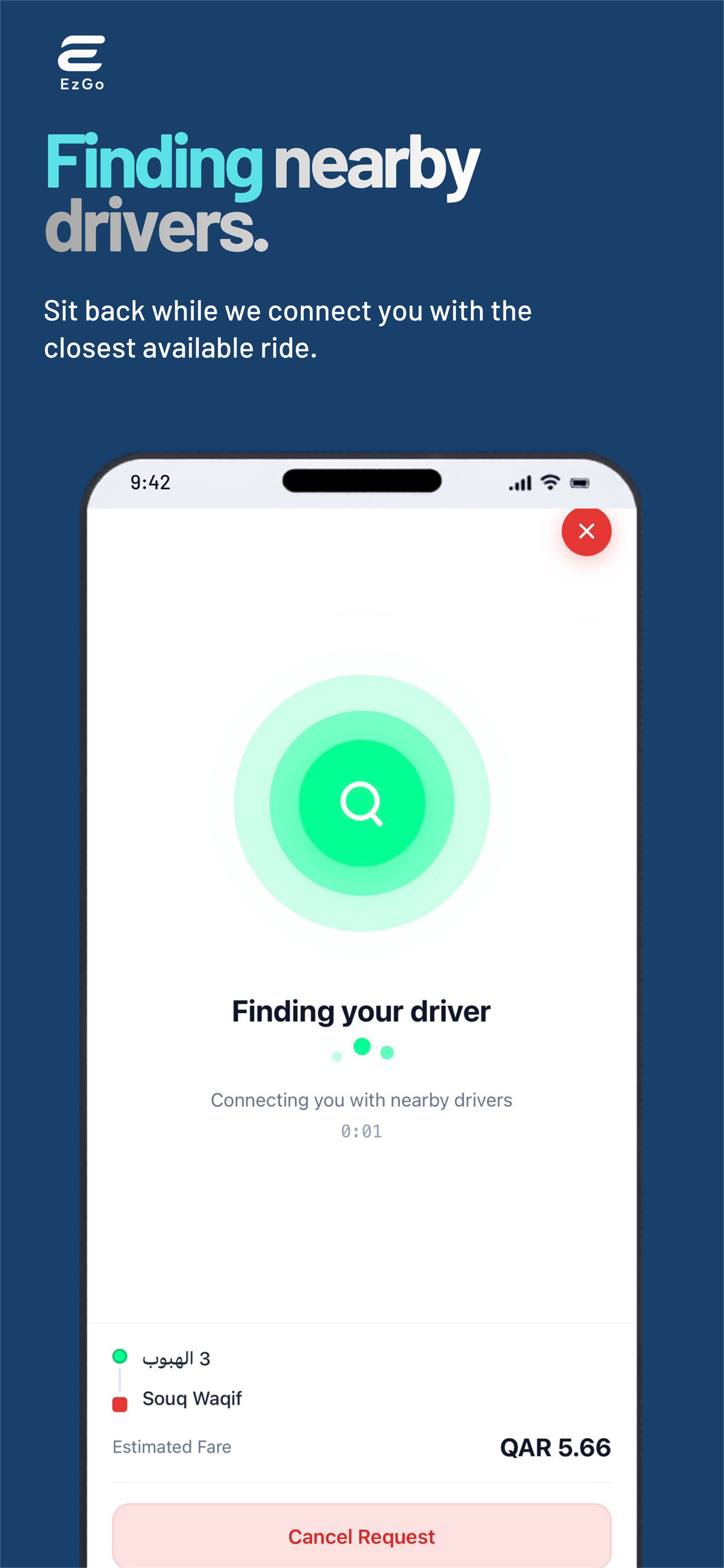 EzGo – Ride Hailing App screenshot 5