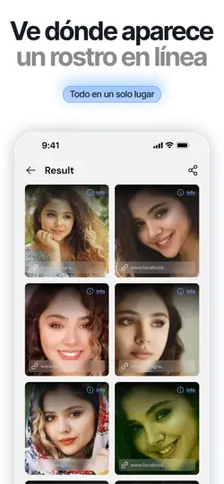Captura de pantalla de Face Search AI | Image Search en iPhone 3