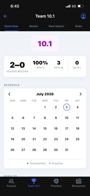 VolleyHQ screenshot 4