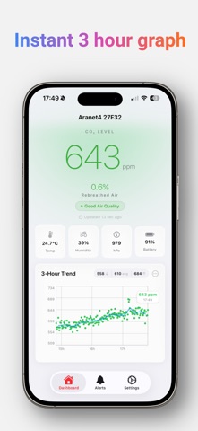 CO2 on Watch & Lockscreen Screenshot 6 of 9