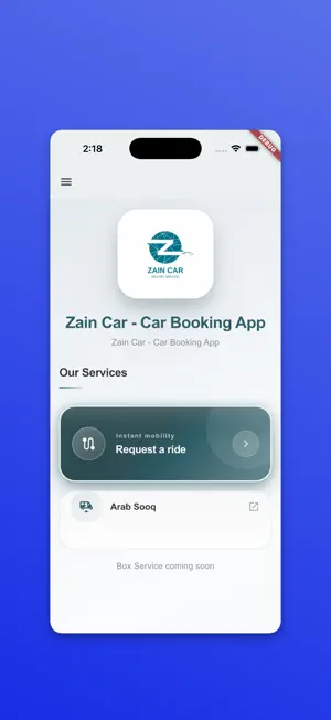 Zain Car - Car Booking App screenshot 3