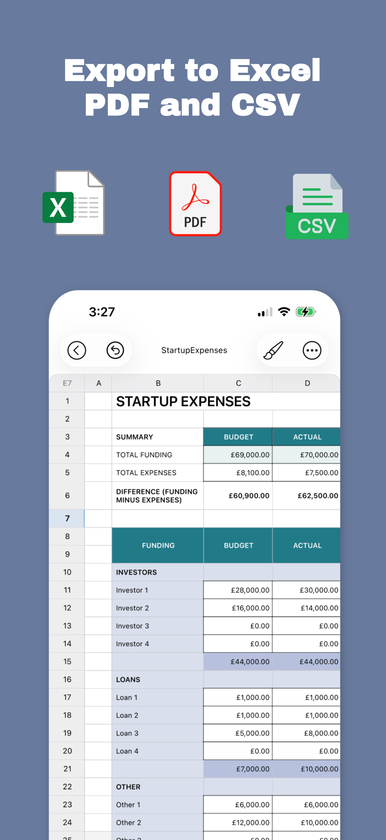 The Spreadsheet App - Sheets screenshot 8