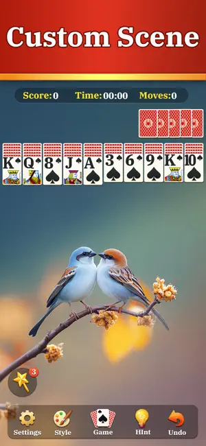Spider Solitaire Zen Card Game screenshot 3