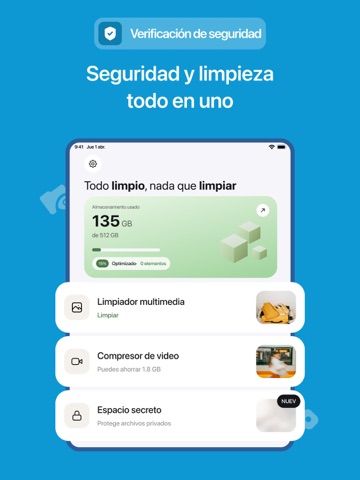 Limpiador IA: QuickUp iPad screenshot 1