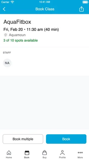 AquaMoun, Club AquaFitness 971 screenshot 2