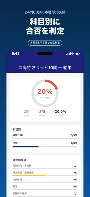 二海特・航空特 特殊無線技士 全390問 screenshot 4