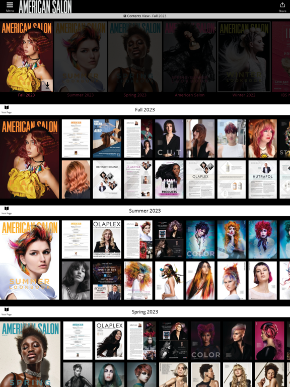 American Salon Magazine iPad screenshot 4 - News app