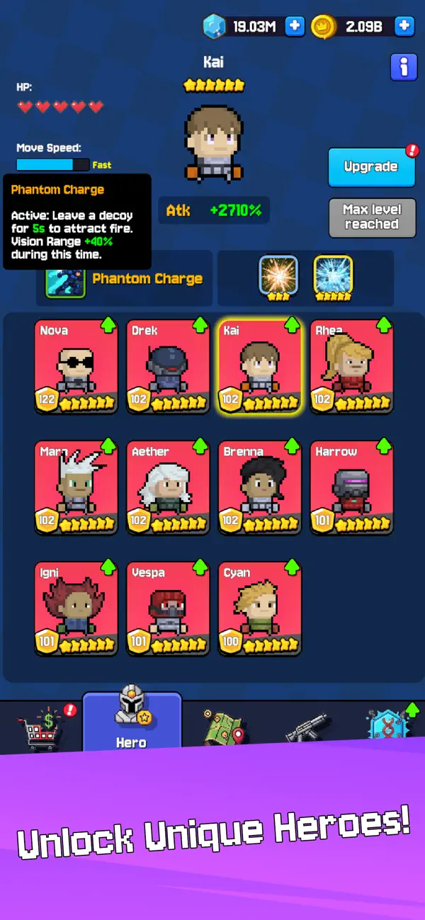 Crazy Gunner: Pixel Survivor iOS Mod IPA screenshot 5 - iOS game interface