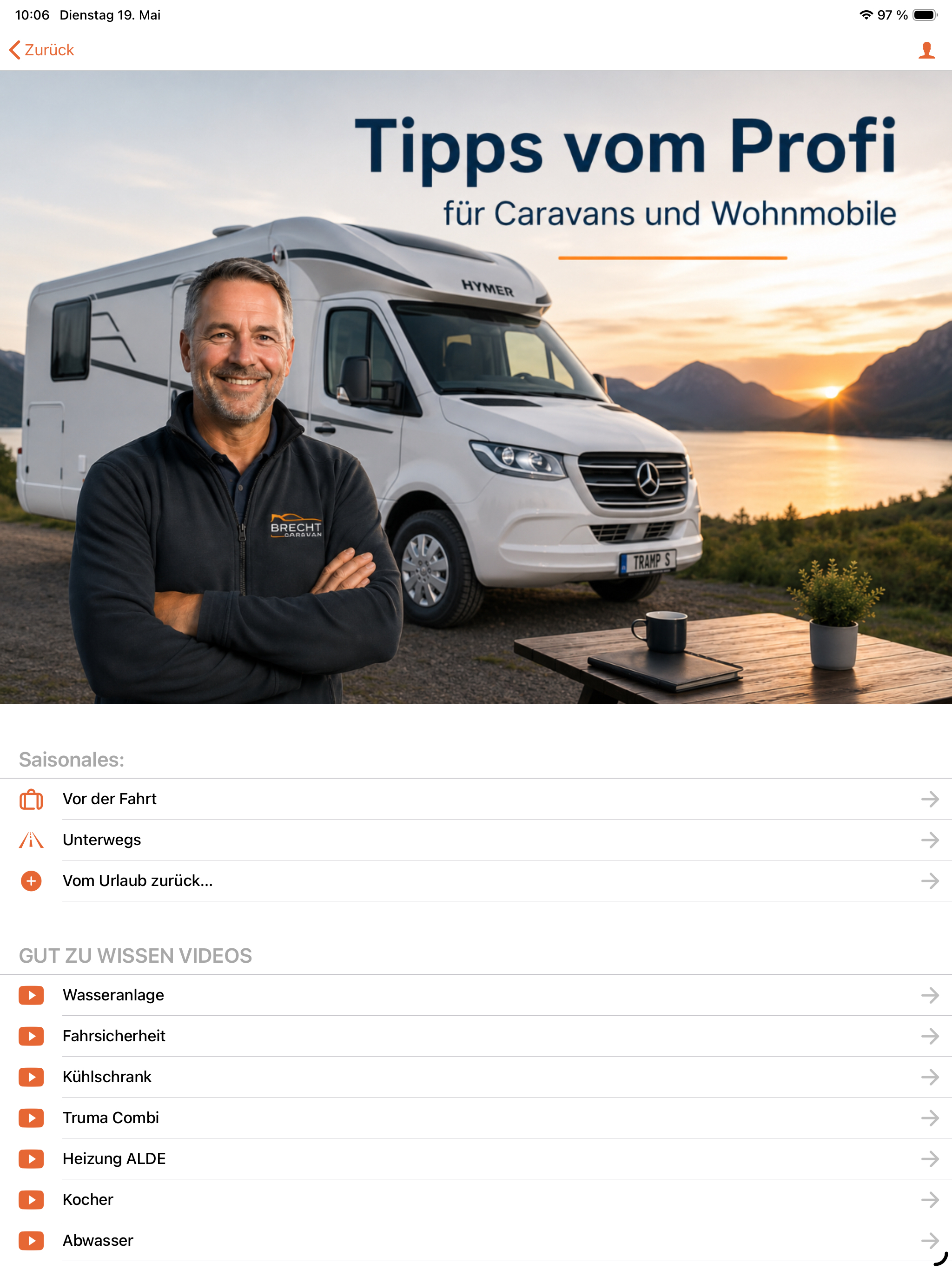 Brecht Caravan App
