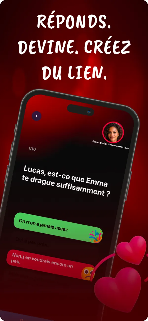 Screenshot #2 pour Jeu de Couple Adulte: Quiz