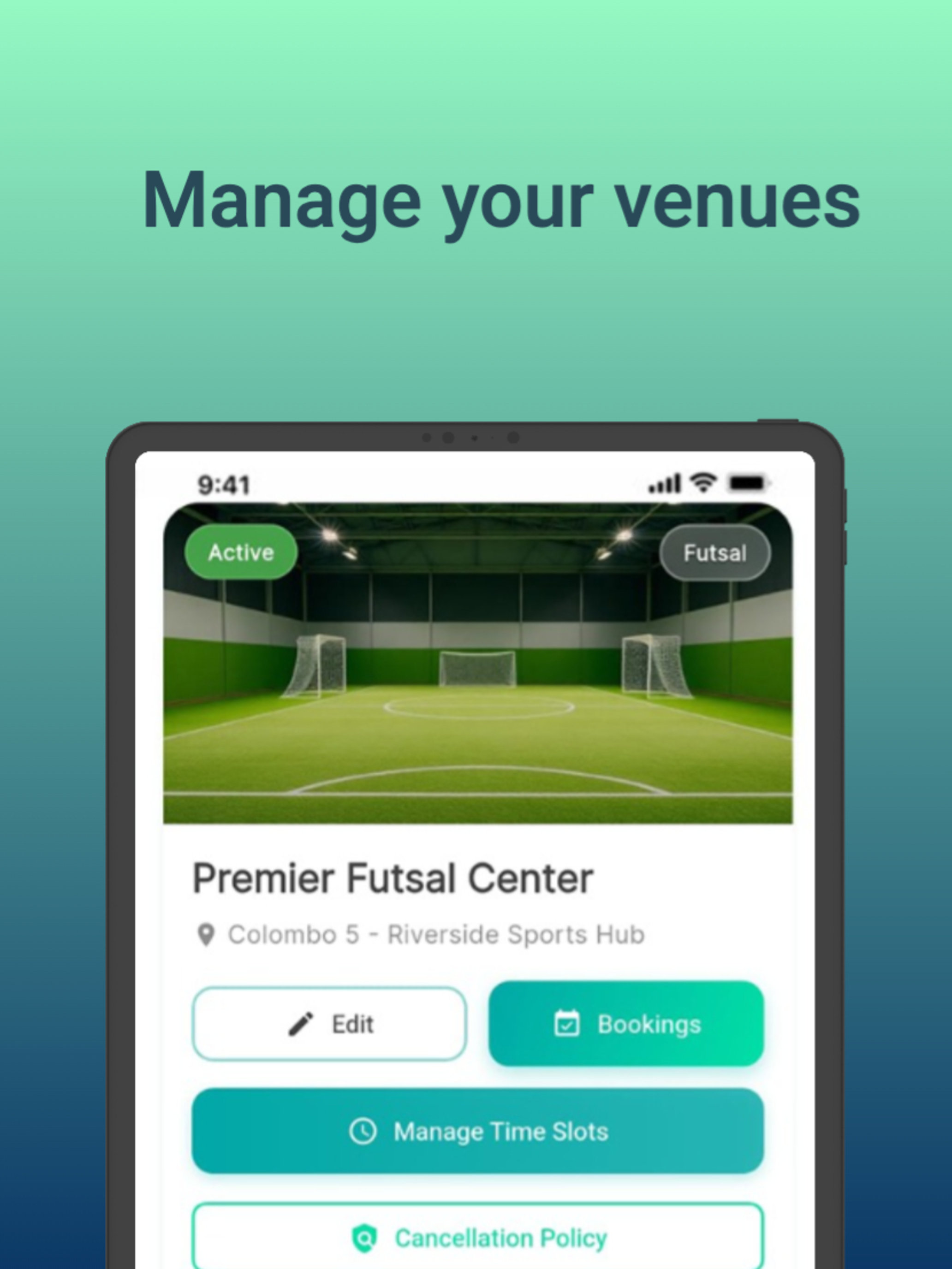 Sporty Hub – Venue Manager screenshot 13