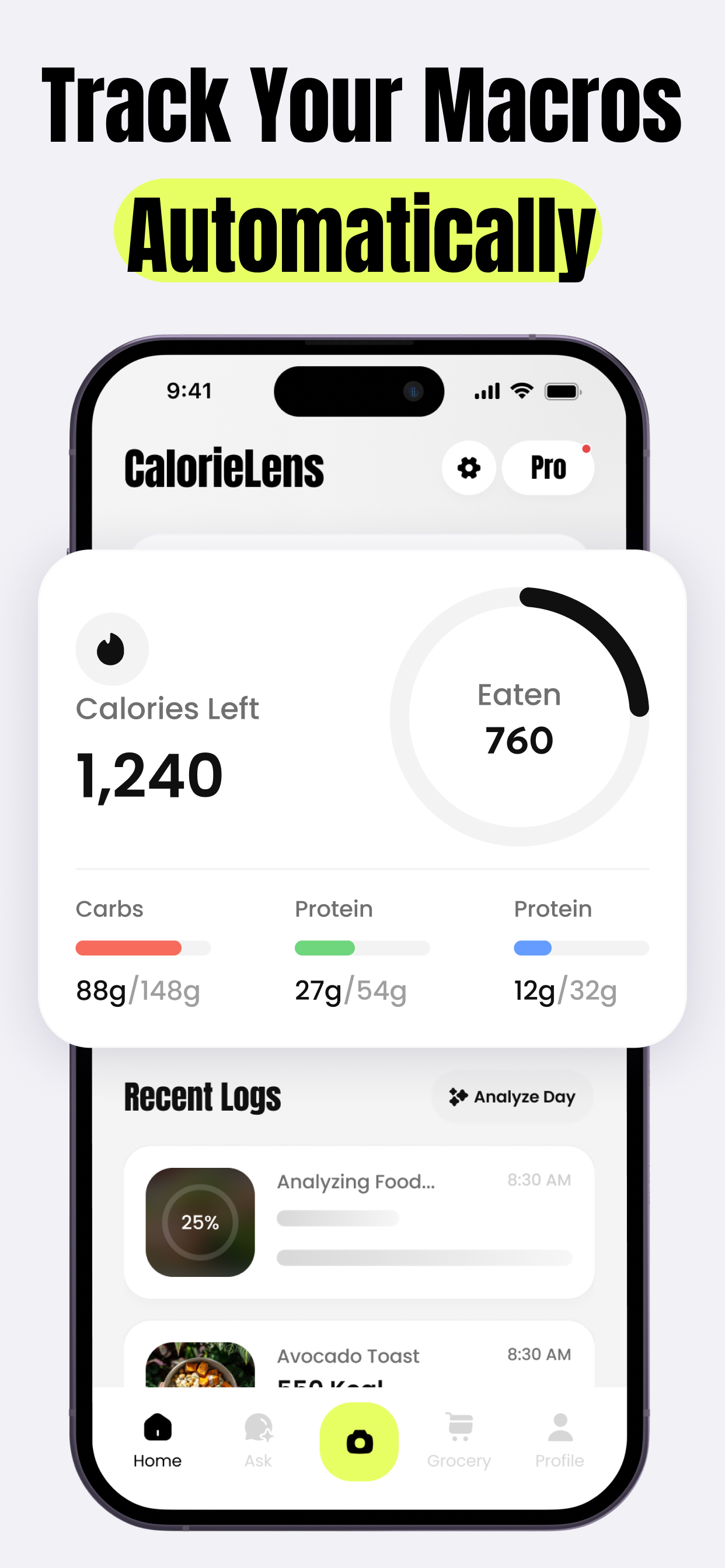 Snap Cal: Food Calorie Counter screenshot 3