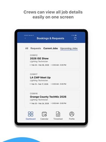 R2 LaborMate iPad screenshot