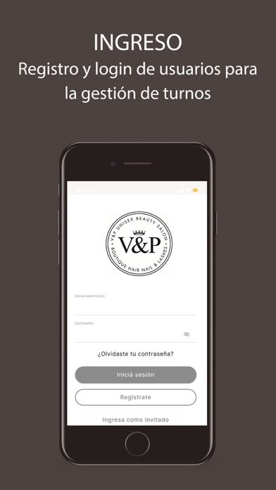 V&P Beauty Salon Turnos Screenshot