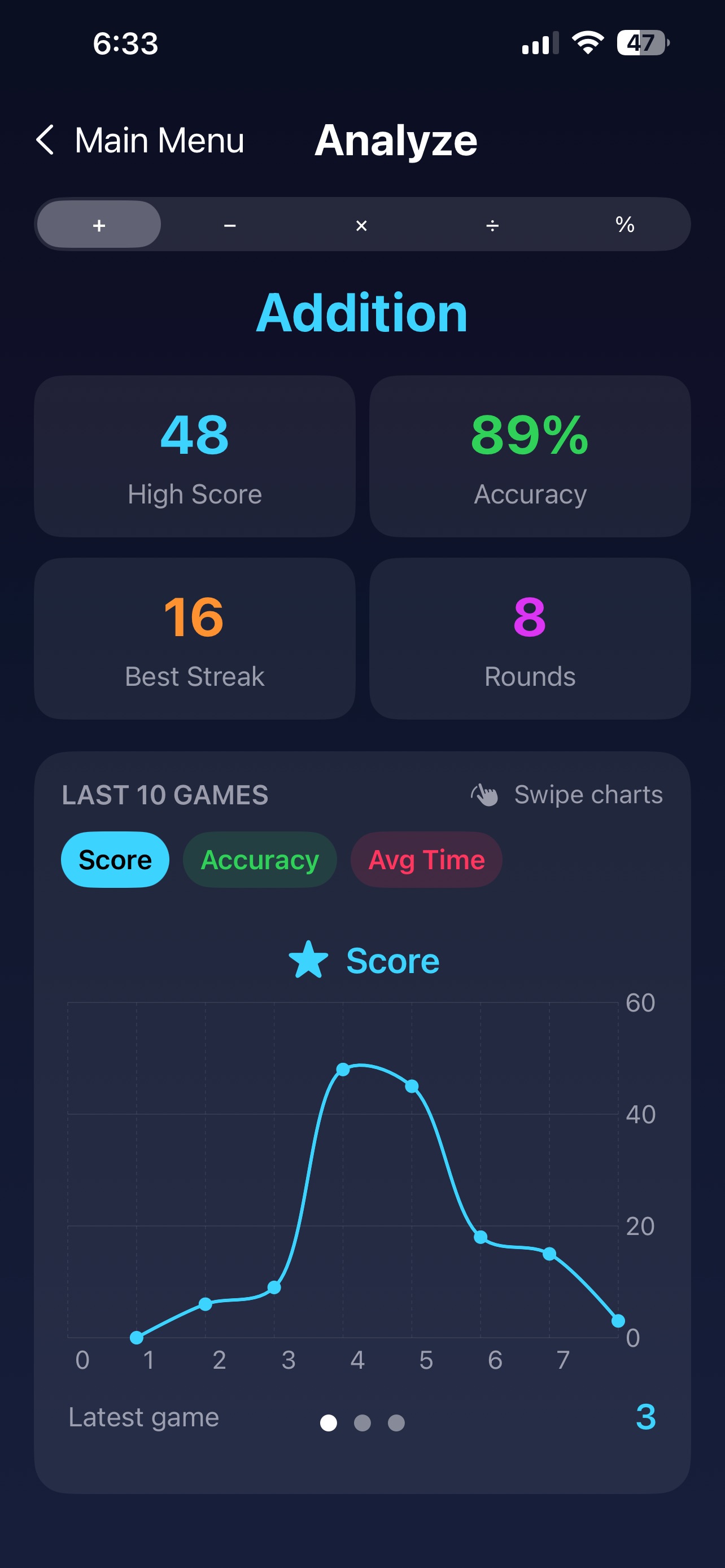 Screenshot 4 of BrainMath: Mental Training