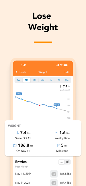 ‎Lose It! – Calorie Counter Screenshot