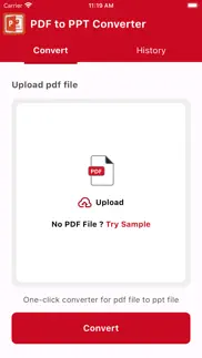 pdf to pptx & ppt converter iphone screenshot 4